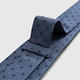 Jinlilai Herren hochwertige exquisite dunkle Muster Blumengeschäft Casual Krawatte Blue-88