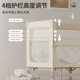 ULOP (ULOP) Krippe bewegbares Spleißbett Multifunktionsklappkrippe mit Windel Tischmoskitonetz Schlafartefakt Babybett Babybedarf Neugeborene Geschenk Cradle Shaker Multifunktional Crib 0-3 Jahre altes Schulbilder, um Kokosnusspalmenpolster zu schicken
