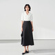 Lady Bird black professional skirt female interview autumn and winter high-end suit a-line skirt umbrella skirt commuting formal skirt commuting