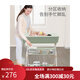 贝博氏尿布台婴儿护理台床上换尿布尿不湿新生儿抚触台宝宝多功能可折叠 灰3档升降置物篮+储物架+晾衣架