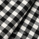 Le pantalon Soong / Plaid Pantalon classique en noir et blanc à plaid contrasté Soft Summer Mid-Wide-leg-leg décontracté Pantalon 6623 Plaid noir et blanc en avant-vente [Code de carte petit] 36 (tour de taille 62) [105jin [Jin est égal à 0,5 kg]]]