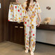 
Thin three-piece pajamas new summer short-sleeved shorts trousers sweet and cute cartoon anime student home clothing set KK14137 XL [Suggested 115-135Jin [Jin equals 0.5 kg]]