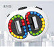 Beyzk Rotary Magic Group Fingertip Magic Cube Doppel-Seite Rolling Ball Magic Pan Kinderdruckreduktion Spielzeug Dekompression und verbesserte Version Magic Group Upgrade der Version Magic Group-White Upgraded Version.
