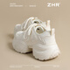 Zhr Mesh Papá zapatos para mujeres en verano zapatos de mujer transpirables y livianos Sports Sports Sports Sports para mujeres G755E Beige 36