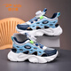 Del Hui Kinderschuhe Jungen Rahmenschuhe Kinderschuhe 2025 Sommer Neue Single-Mesh-Atmungsstudenten Sportloch Schuhe Mädchen Schuhe Sky Blue 9926 [Sommerrahmenschuhe] Größe 36 [Schuhlänge 23,0 cm]