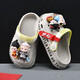 Chaussures de grotte de la mer Nezha Devil's Child's Sea NEZHA NEZHA ENFANT NOUVELLES BACLE BACLE ANTI-SOPLIP SOLE SOLE PARENT-AUX EXTACLAGE CHAUSSIONS GRENE [NEZHA AO BING] MATÉRIEL DE RÉFICRATION ARRIVÉRALÉS sans formaldéhyde et aucune odeur 18 0 [la longueur intérieure est d'environ 17,5 cm]