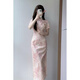 Spring Man Pink 2025 All-inclusive Cheongsam Women's New Chinese Style Young Style Engagement High-end Atmosphere Upgrade Slim Pink S