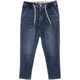 With pure new style YKK zipper factory men's clothing elastic waist nine-point small foot jeans tether Lei Zong same style #695 nine-point small foot elastic thin style M =30-31