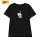 Das neue T-Shirt mit kurzer Ärmeln für Frauen im Sommer in der Sommer-Größe von Frauen aus der losen Baumwolle mittleren Alters aussehen dünn und weiß [9896 Modelle] L 100-115jin [Jin entspricht 0,5 kg]
