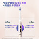 
Electric toothbrush 7 Series Pro sensitive brush couple's sunglasses gold gift diamond 7 Series Pro sunglasses gold