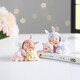Kleine Ornamente süße Heimschlafzimmer Desktop -Dekoration Kinderzimmer Mädchen Girl Girl Girl Purple Anne Kombination