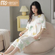 Pajama modal 2025 para mujeres en verano Los pantalones cortados de manga corta se pueden usar en el exterior dulce algodón de algodón casual de algodón estilo de verano YZ968 (pantalones cortos) 9855 Color de imagen XL recomendado 115-130Jin [Jin iguala 0.5 kg] para usar