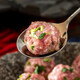Belle boules de porc de coriandre hotpot boulettes de viande chuans malatang commerciaux aliments semi-finis maison soupe maison boules de viande de viande de viande de viande de coriandre 1 kg * 10 sacs [grossale]
