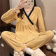 Feifei yinman hong kong léger luxe ffym cardigan pyjamas féminin coton d'automne pure coton insx sex sexy lace à manches longues v couche internet short show 3 3882 # jacquard blue m recommandé 80-105 Jin [Jin est égal à 0,5 kg]