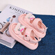 Girls Sandals Summer New Children's Shoes Women's Soft Sole Non-Slip Elementary School Sports Summer Beach Shoes 6-12 Years Old Pink Size 34 Inner Length Approximately 21cm
