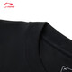 
Li Ning short-sleeved T-shirt for men 2025 summer new trendy and cool LOGO urban style casual versatile sports top AHSV683 black-3 L (175)
