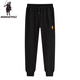 POLO SPORT American Ralph Lauren spring and autumn casual versatile pants loose leg drawstring sweatpants simple sports pants men's pants black 3XL