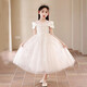 
Yaowang children's evening dress flower children wedding dress summer girl host performance piano performance clothing YR-KLS-1792 white sleeveless 120