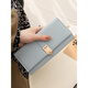 CASA-KUPSCK2025 Spring New Large Capacity Fashion Multi-Card Anti-Magnetic Coin Wallet Long Girls Gift Card Pack Integrated Green