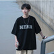 
Short-sleeved T-shirt for men in summer 12-15 years old junior and senior high school students 14 pure cotton half-sleeved 16 teenagers top clothes 9201 navy blue quality assurance XL (120-140Jin [Jin equals about 0.5 kg])