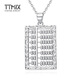 TTMIX New Chinese Style Abacus Platinum Pendant pt950 Women's Fashion Platinum Pendant Hollow Design 7.3-7.5g