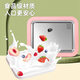 Oqd allemand Machine de yogourt frites pour enfants Small Household Fried Ice Machine Fruits maison Plug-in Mini glace glacée Frozen Machine de crème glacée Diy Fried Ice Board Internet Célébreuse Ice Faire Artefact Matcha Green