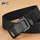 Resilience belt men's tactical canvas belt automatic buckle braided belt casual versatile trendy elastic trousers belt for men and women
