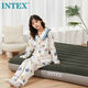 INTEX 充气床垫折叠床双人108 露营户外防潮垫午休躺椅打地铺含泵枕N