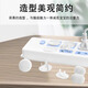 Costin children's anti-shock socket safety plug protective cover baby plug hole protective cover switch plug plate protective cover jack two holes + three holes (6 pairs)