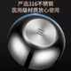 Golden Soup and Silver Dumplings 316 Food Grade Stainless Steel Thick Stainless Steel Basin with Cover Kitchen and Basin Egg Beating Basin Wash Basin Soup Basin 32cm Basin Curling + Cover + A Rolling Pin