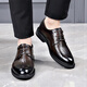 Sustyle International Light Luxury Brand Sommer Real Cowide Männer Anti-Schlupf- und Kee-resistente 2024 neue hohle kalte Lederschuhe High-End All Cowide Black 13701 37 Standardgröße