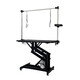 BAOHE DC Hydraulic Lifting Pet Grooming Table Grooming Table Dog Style Trimming and Blowing Pet Shop Special High-end Large and Medium Size 1.2m Hydraulic Aluminum Edge Arms Black