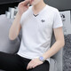 Camisa de manga corta para hombres Lilang Summer Summer Camisa de base guapo de altura delgada y versátil
