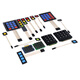 Zejie 4/12/16 key microcontroller membrane keyboard matrix keys 1*4/3*4/4*4 tact switch module 2*4 patch buttons red