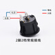Tianshili KCD1 boat-shaped switch 105N electronic equipment round switch boat-shaped rocker power supply with light opening 20mm black two feet and two gears (10 pieces)