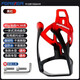 FOREVER permanent bicycle water bottle cage mountain bike road bike riding equipment aluminum alloy material limited time sale black and red gradient color PC plastic free installation tools