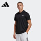 
adidas POLO shirt short-sleeved men's new sports business lapel casual T-shirt sportswear black IN6626 XL (recommended weight 160-180 Jin [Jin equals 0.5 kg])