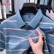 Camiseta de manga corta de la camisa de Montagut Polo en el verano NUEVA ENTERA DEL ALGODA DE ICE DEL ALGODA DEL ALGODA DE ICELA DEL ALGODA DEL ALGODA DEL ALGOLA CONDIMIENTO 15100 Azul O oscuro S Tamaño 165
