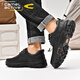 Kamel Dynamic Deutsch Kamel Casual Lederschuhe für Männer Echtes Leder im Freien Outdoor Outdoor-Gelegenheitsschuhe Nicht-Schlupf-Arbeitsschuhe mittleren Vaters Schuhe im mittleren Alter hellbraun (Top-Layer Cowide) 6198 44 Standard Lederschuhe Größe Größe