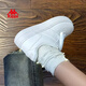 Kappa (Kappa) women's shoes autumn 2025 new height increasing white shoes for women versatile casual sports sneakers for women Lu Yubai 38