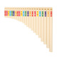 Yuan Tribe 22-Tube G-Stube Pan Flöte Spiele Kinder Erwachsene Grund- und Sekundarschüler Anfänger Ethnische Musikinstrument 22-Röhrchen G-Tube Off-White [Blowing Tube + Accessoires]