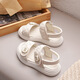 S.SOFEA Summer Girls Sandals Fashion Princess Casual Shoes 2025 Velcro xd-653 Black 26 / Inner Length 16.2cm