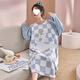 
COLORFUL GEMS spring and autumn new sweet large size long-sleeved nightgown student home clothes 16863 cute three-eyed baby B 170 M (suitable for 80-100 Jin [Jin equals 0.5 kg])