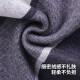 啄木鸟围巾男士格子秋冬季保暖围脖送男友老公爸爸生日礼物礼盒装 c6190浅灰精美礼盒装