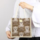 TaTanice tote bag burlap bag unprinted jute bag good outing travel storage bag eco-friendly shopping bag lunch box bag