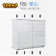 Fish tank cabinet base cabinet Xilong fish tank base cabinet wooden floor cabinet aquarium cabinet locker shoe cabinet 50/60/80/100/120CM base white base cabinet-100C-1000*30*66 (horizontal stripe)