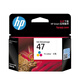 Huaping HP Printing Official Original 47 Black Ink Cartridge Color Ink Cartridge is suitable for desktop 4926 4826 DJ4825 4828 4829 4877 Printer 47 Color Ink Cartridge [700 pages, 5% coverage calculation] is only applicable