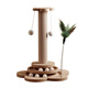 Gasgoo Cat Scratching Post Cat Scratching Board Wear-resistant Sisal Cat Claw Kitten Toy Funny Cat Turntable Self-Happiness Relief Cat Climbing Frame