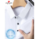 皮尔卡丹（pierre cardin）高端品牌中年爸爸冰丝夏装翻领t恤短袖休闲polo.衫新款冰丝上衣男 9196白色 M 推荐【95-115斤】