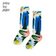 
jnby by JNBY new Jiangnan cloth children's clothing socks mid-tube socks fun 25 spring boys and girls 6P3N13240 901/colorful mixed/gradient 1 pair 3-5 years old